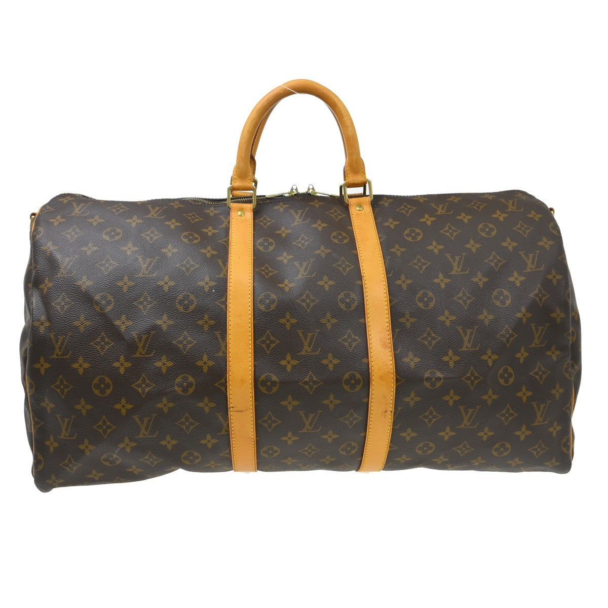 Louis Vuitton Keepall Bandouliere Monogram Canvas, Brown, Canvas, Travel Bag