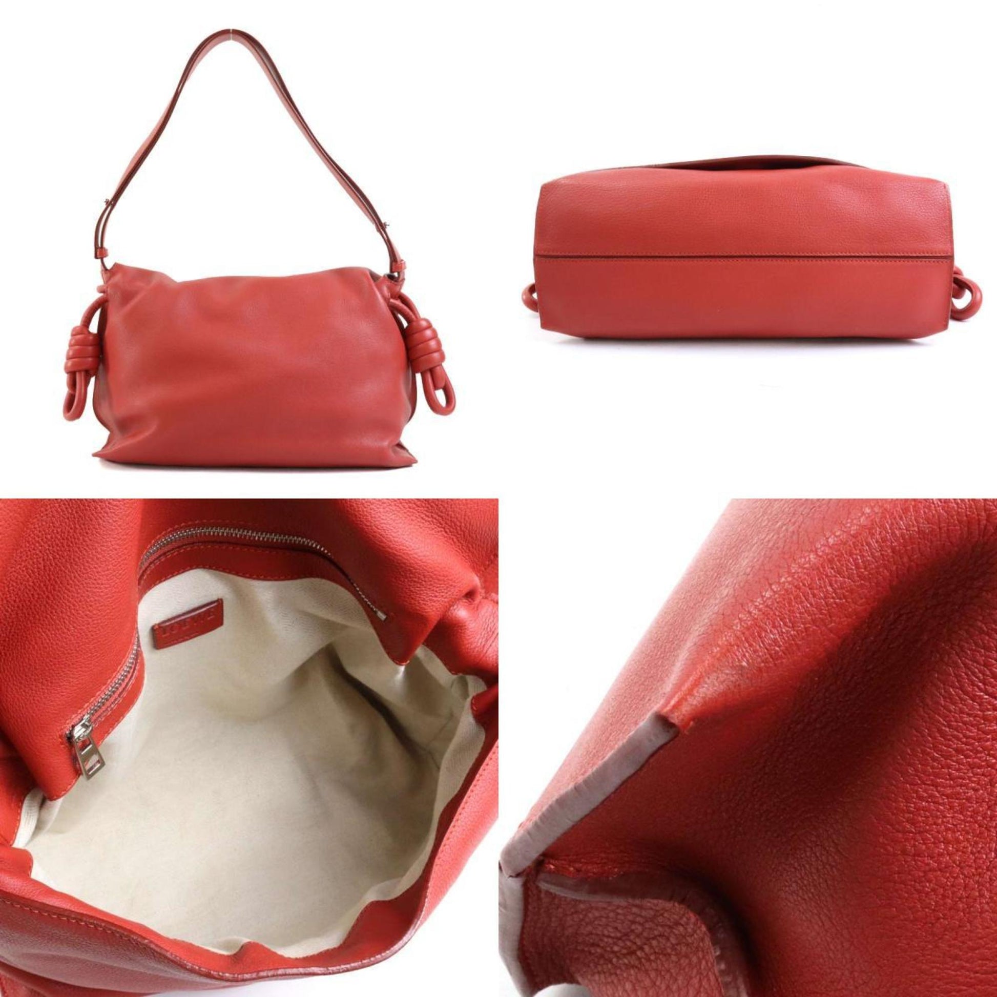 Loewe, Red, Leather, shoulder