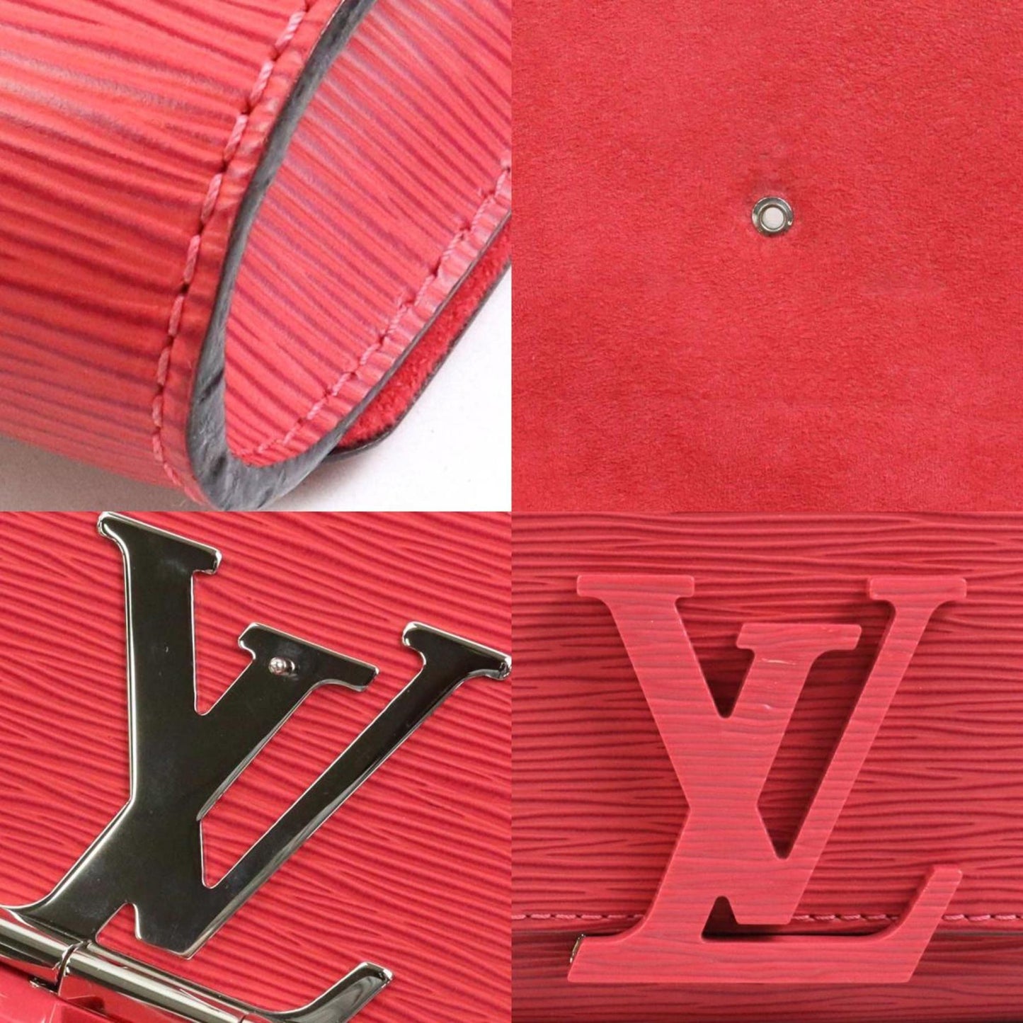 Louis Vuitton Louise, Pink, Leather, wallet