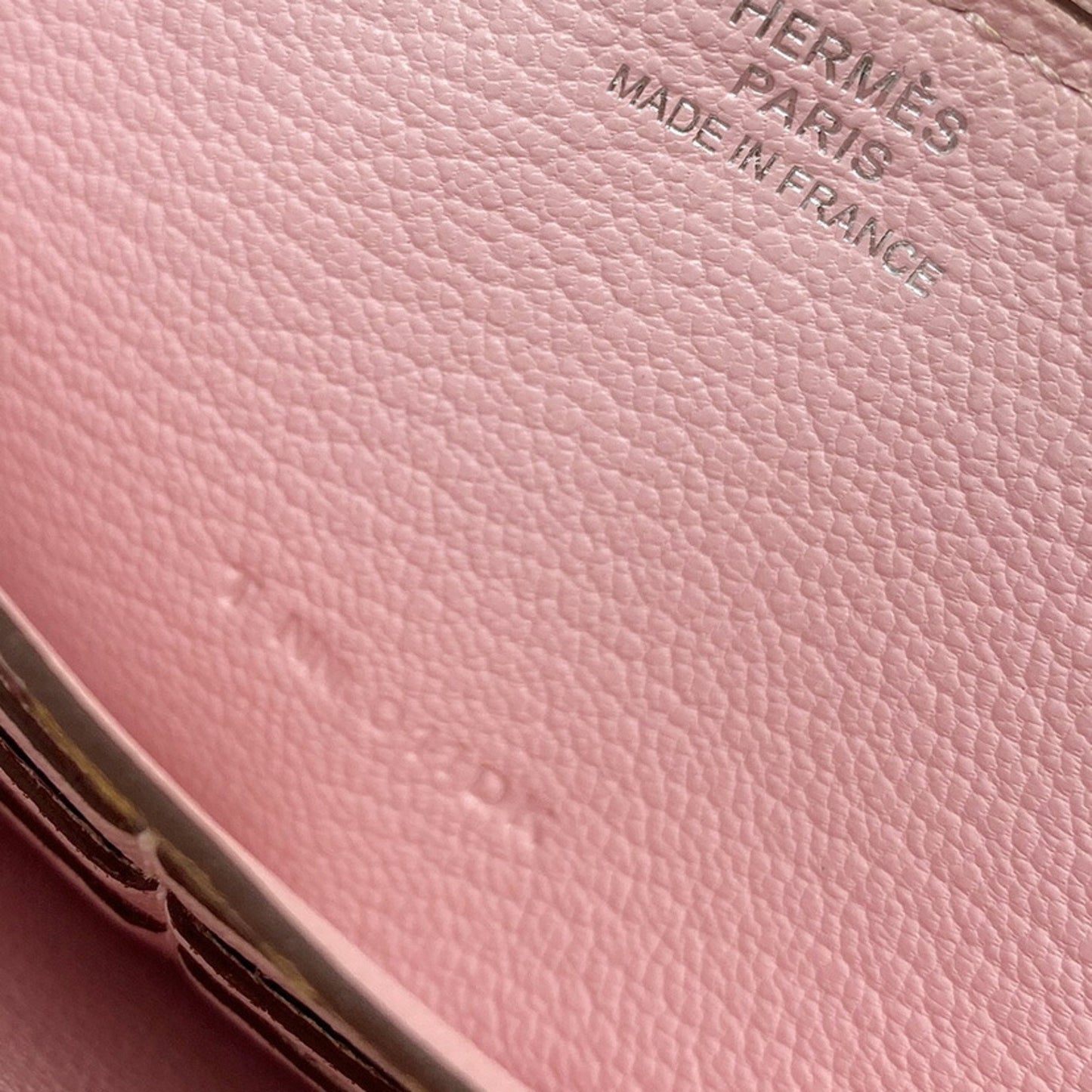 Hermès Azap, Pink, Leather, wallet