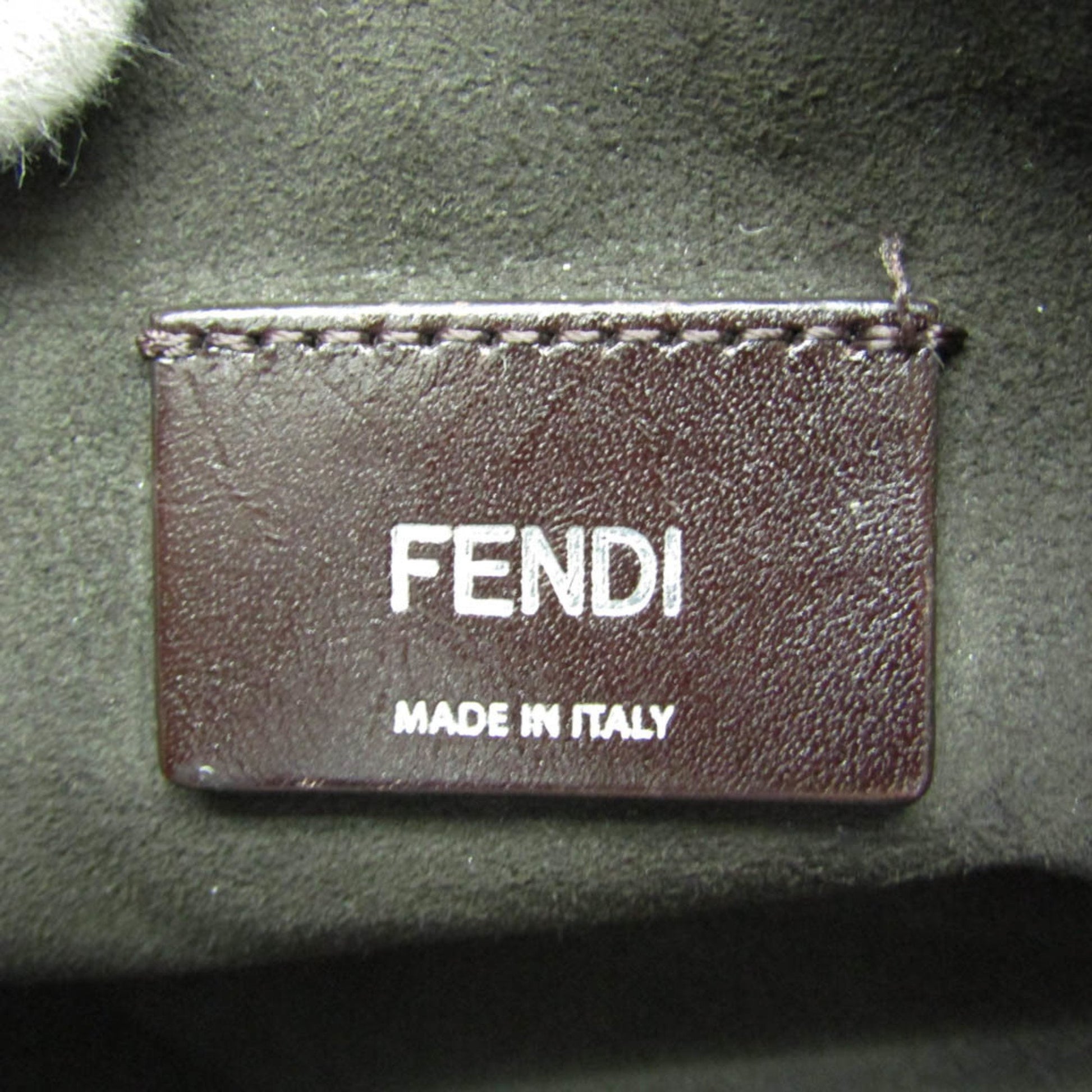 Fendi --, Navy, Leather, clutch