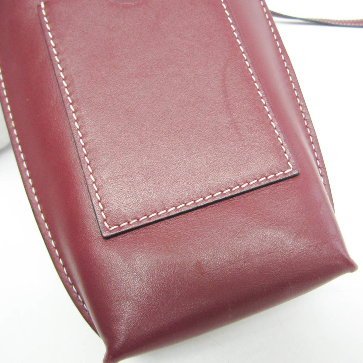 Loewe Gate, Burgundy, Leather, shoulder