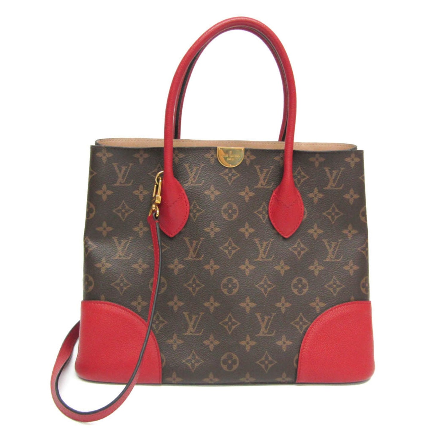 Louis Vuitton Flandrin, Brown, Canvas, tote