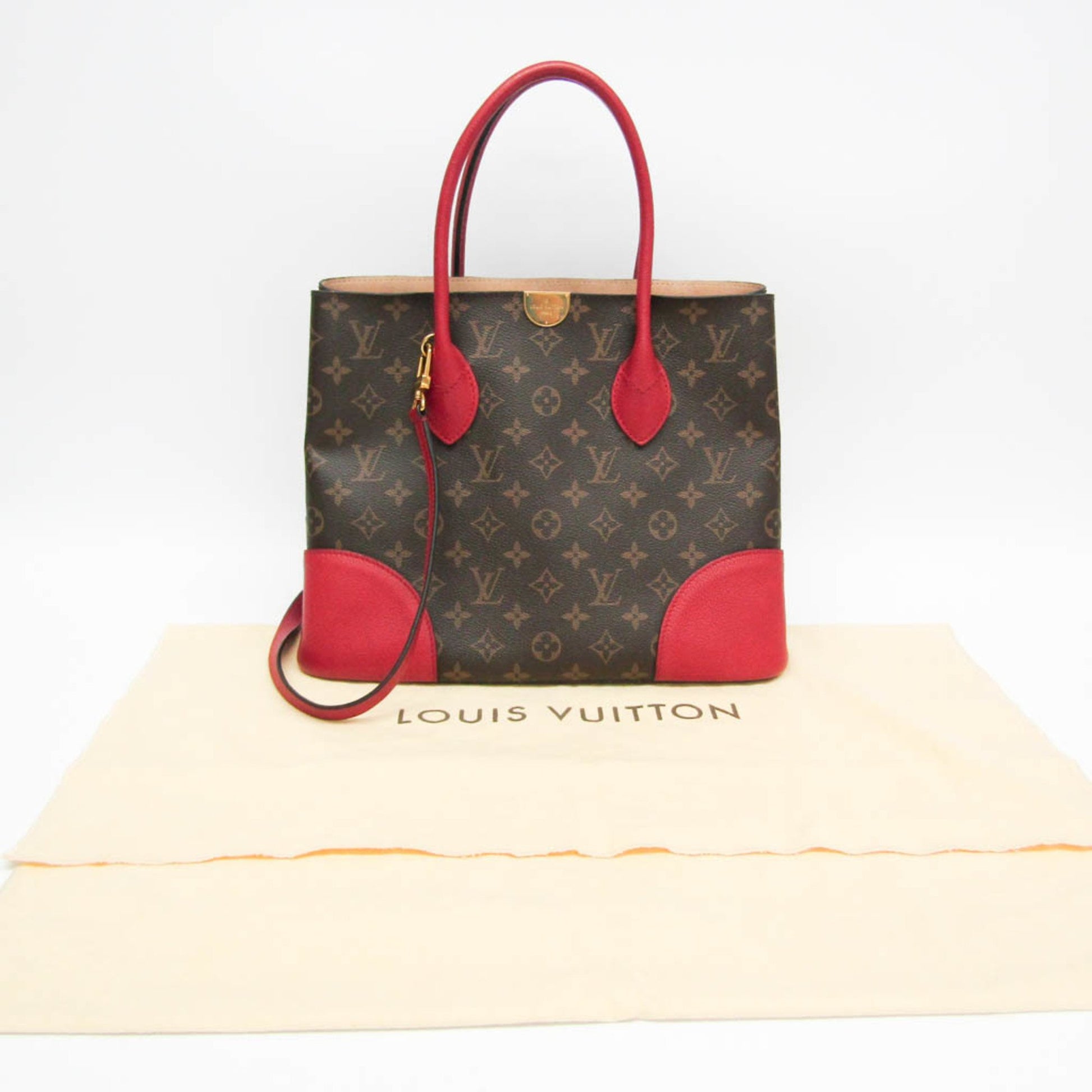 Louis Vuitton Flandrin, Brown, Canvas, tote