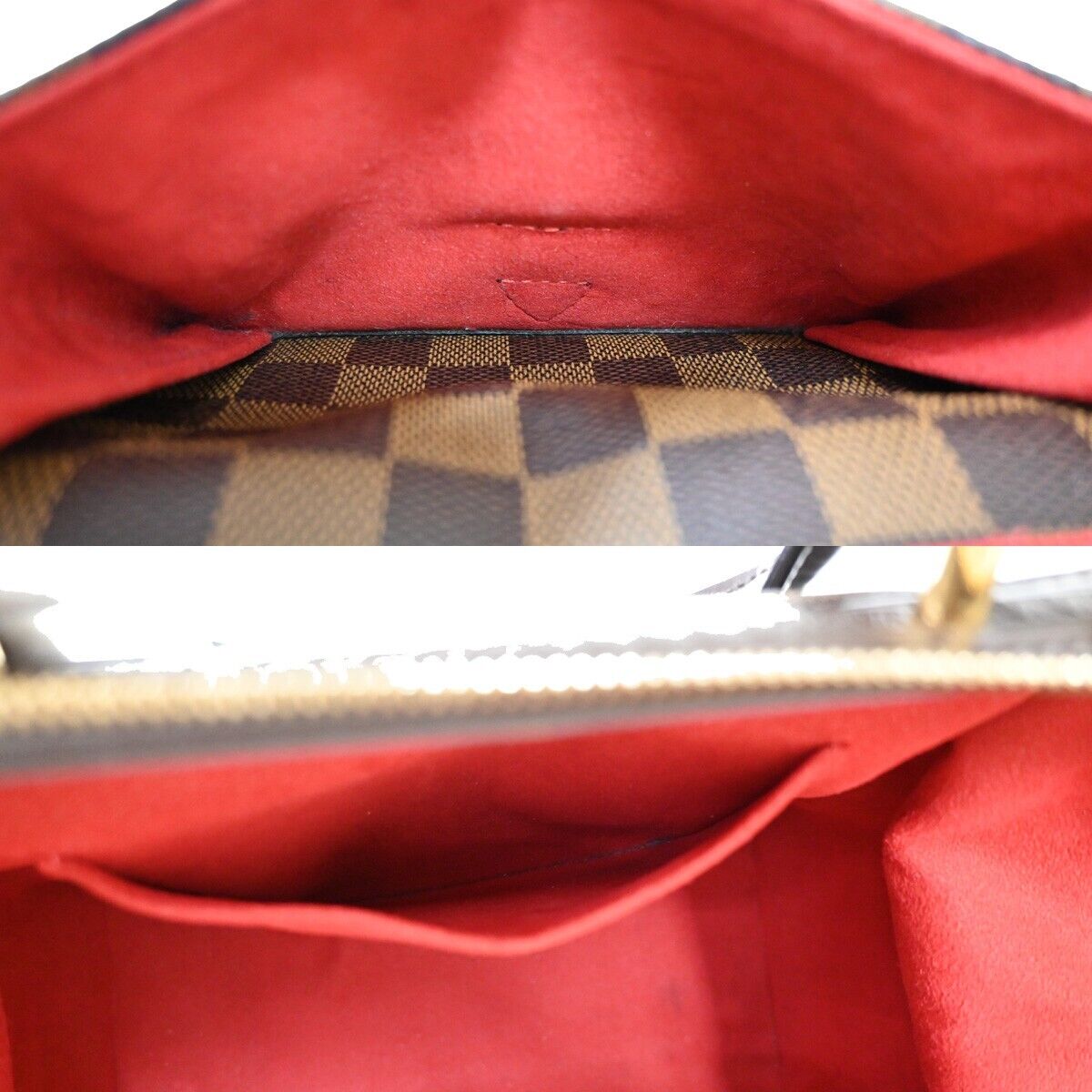 Louis Vuitton Knightsbridge, Brown, Canvas, handbag