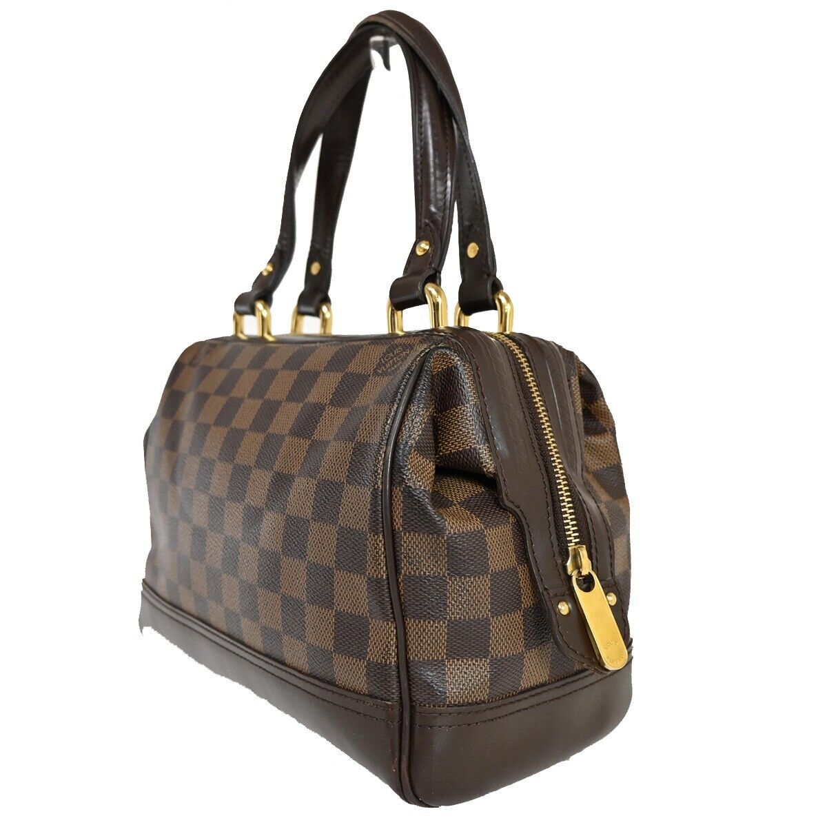 Louis Vuitton Knightsbridge, Brown, Canvas, handbag