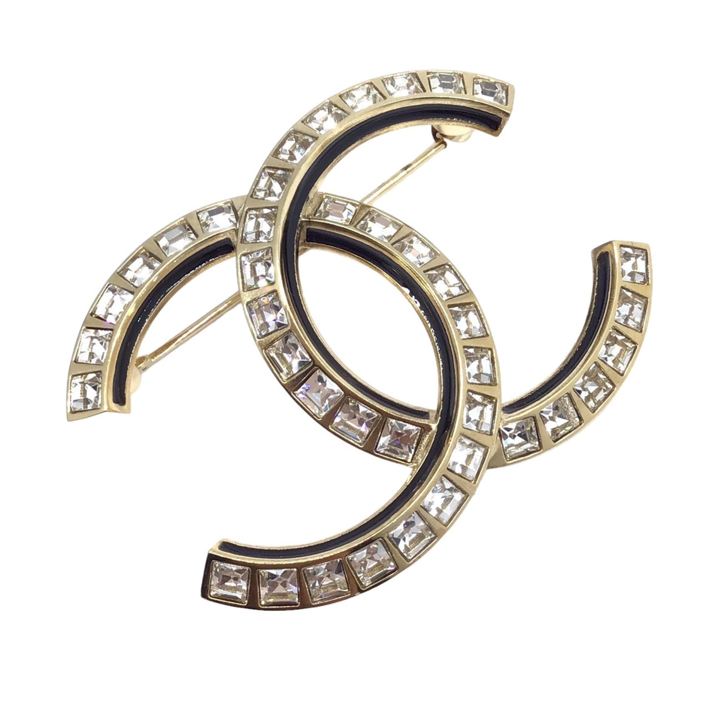 Chanel Coco Mark, Gold, Metal, brooch