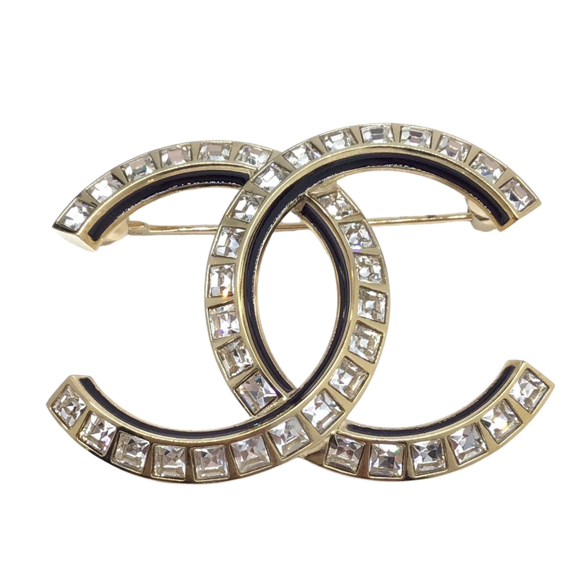 Chanel Coco Mark, Gold, Metal, brooch