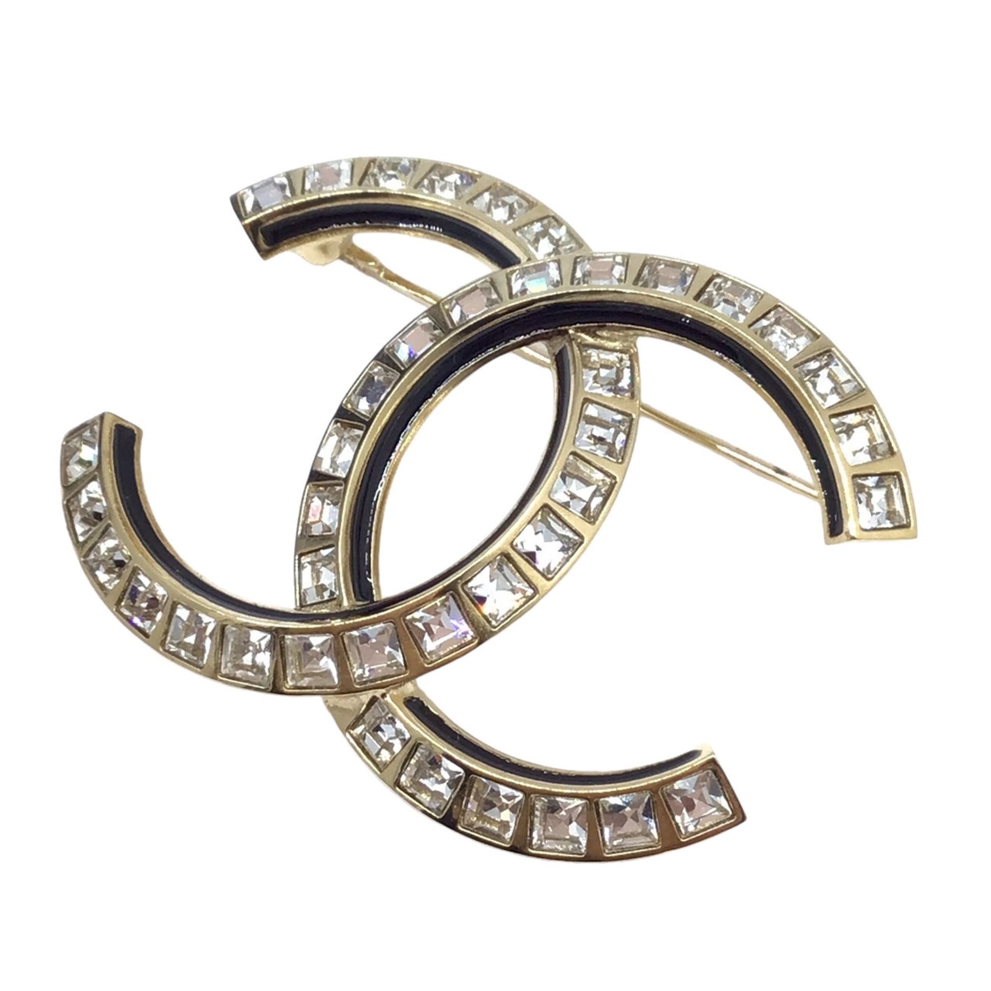 Chanel Coco Mark, Gold, Metal, brooch