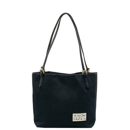 Fendi, Navy, Canvas, tote