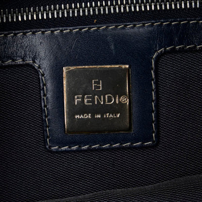 Fendi, Navy, Canvas, tote