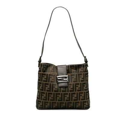 Fendi Zucca, Brown, Canvas, handbag