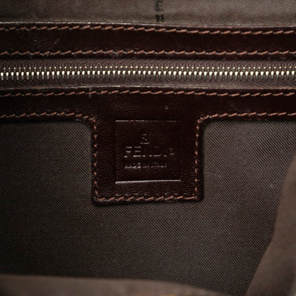 Fendi Zucca, Brown, Canvas, handbag