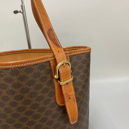 Céline Macadam, Brown, Canvas, tote