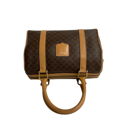 Céline Macadam, Brown, Canvas, handbag
