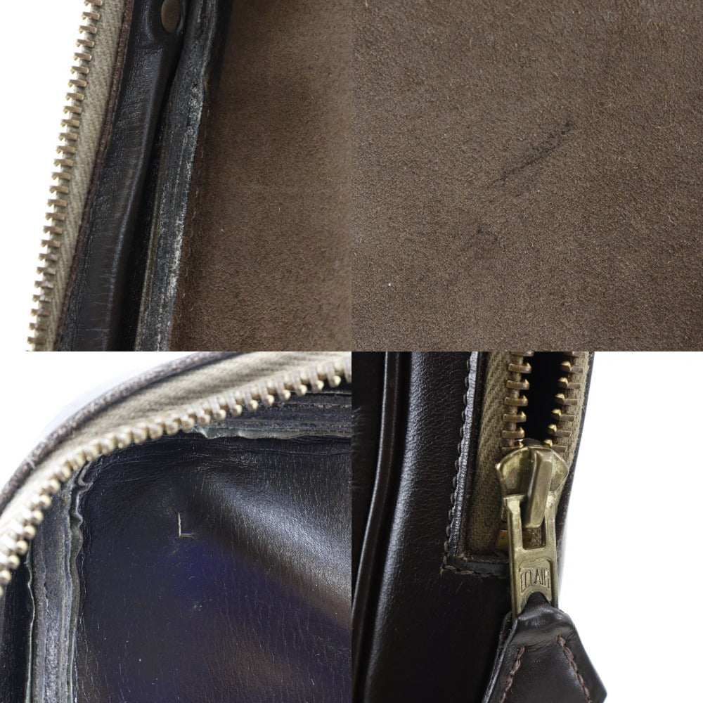 Hermès, Brown, Leather, clutch