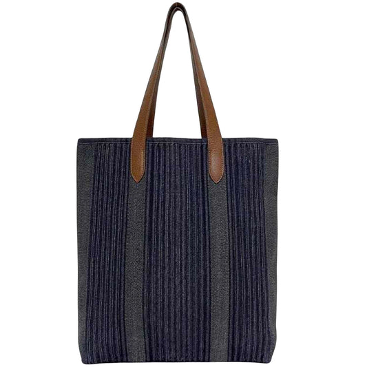 Hermès Calicut, Navy, Denim - Jeans, tote