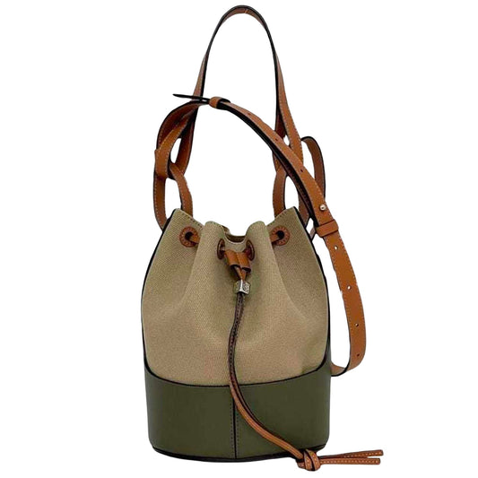 Loewe Balloon, Beige, Leather, shoulder