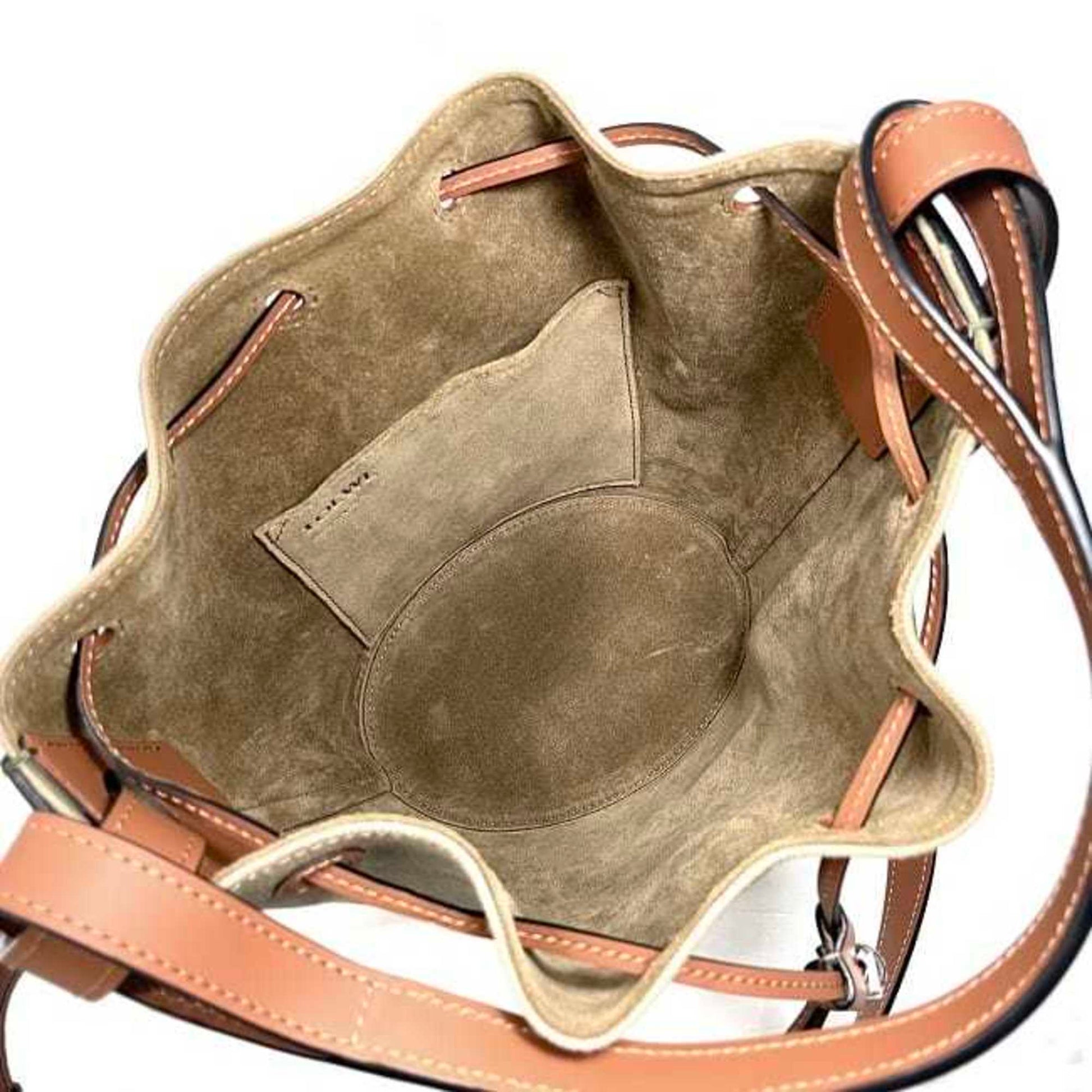 Loewe Balloon, Beige, Leather, shoulder
