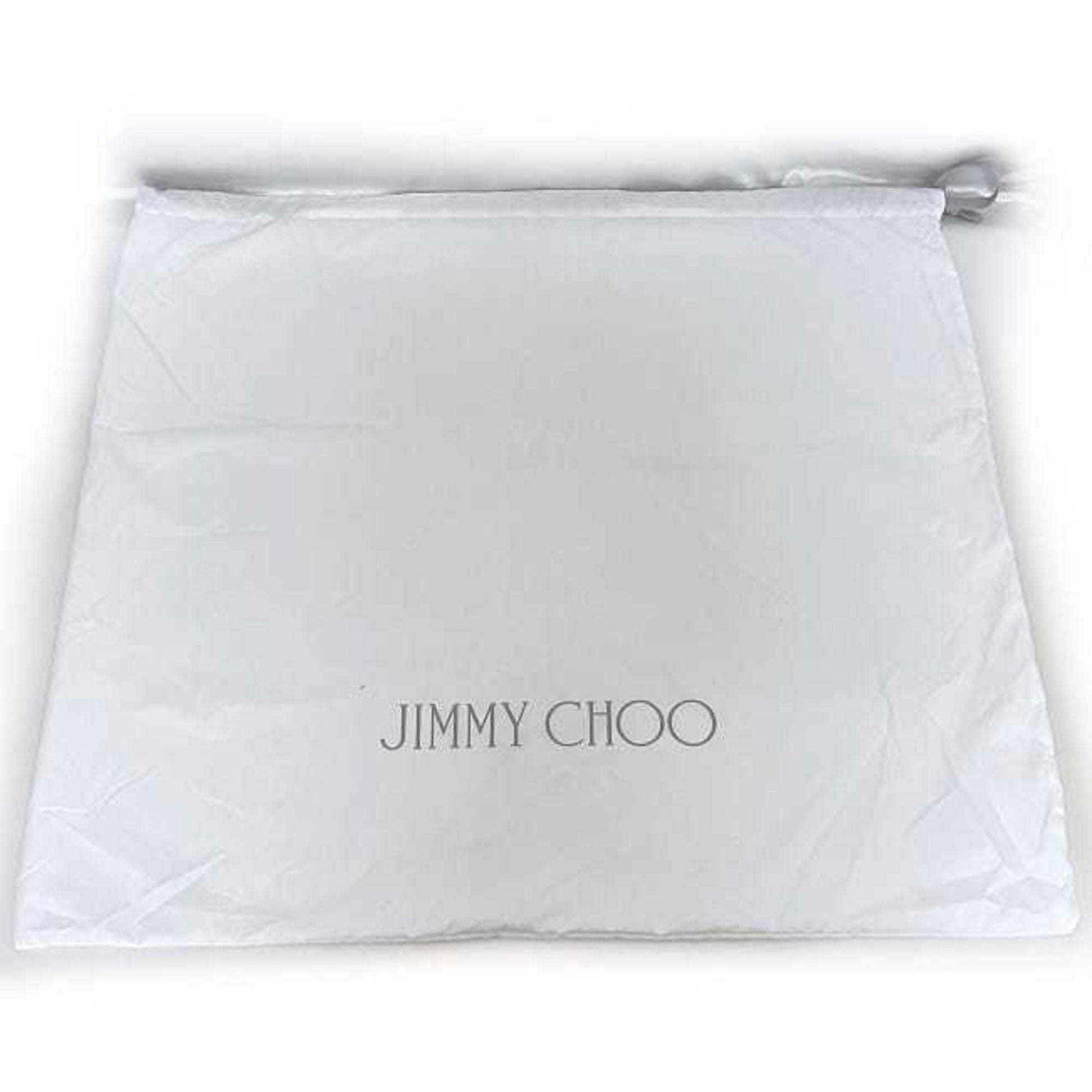 Jimmy Choo, White, Canvas, tote