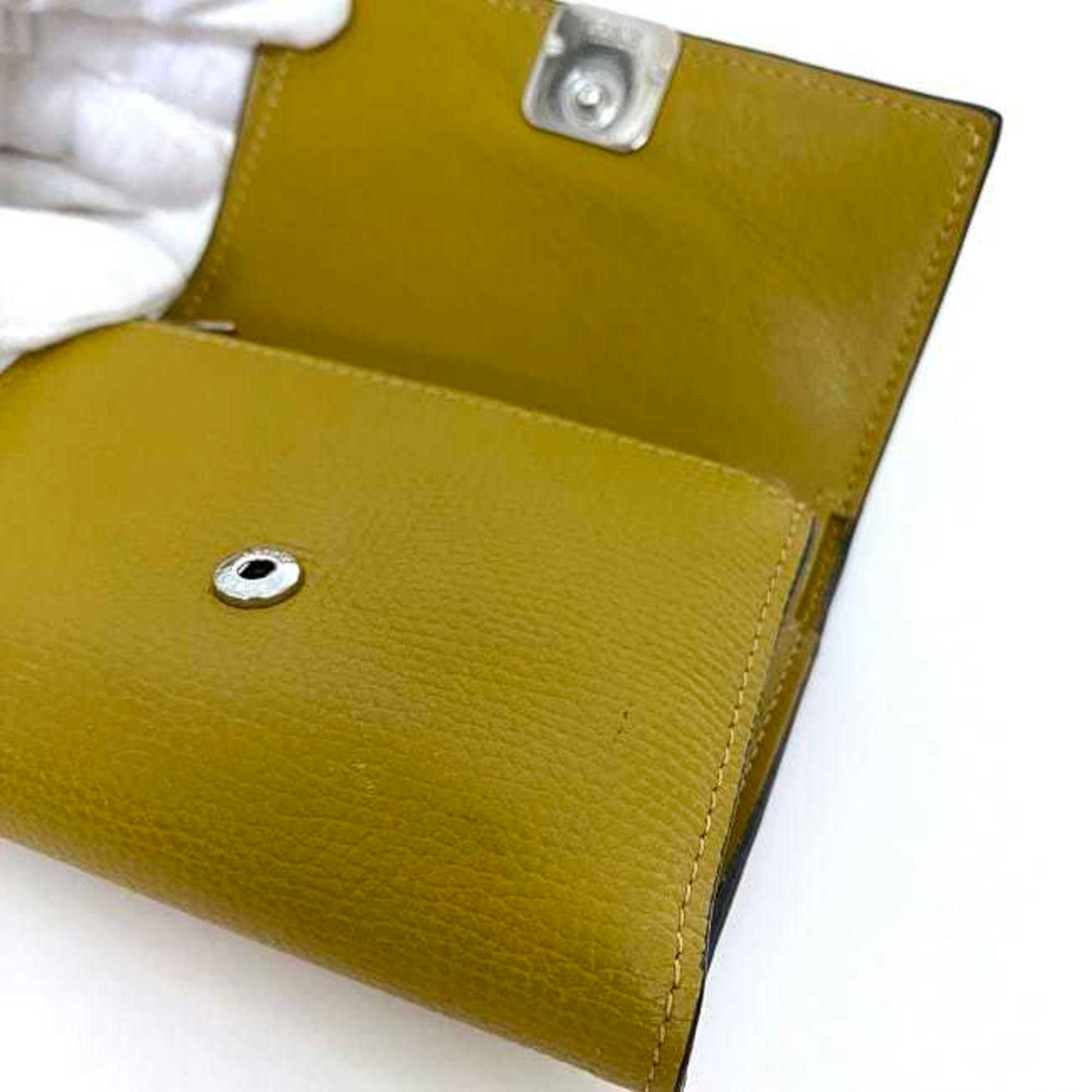Loewe Anagram, Khaki, Leather, wallet