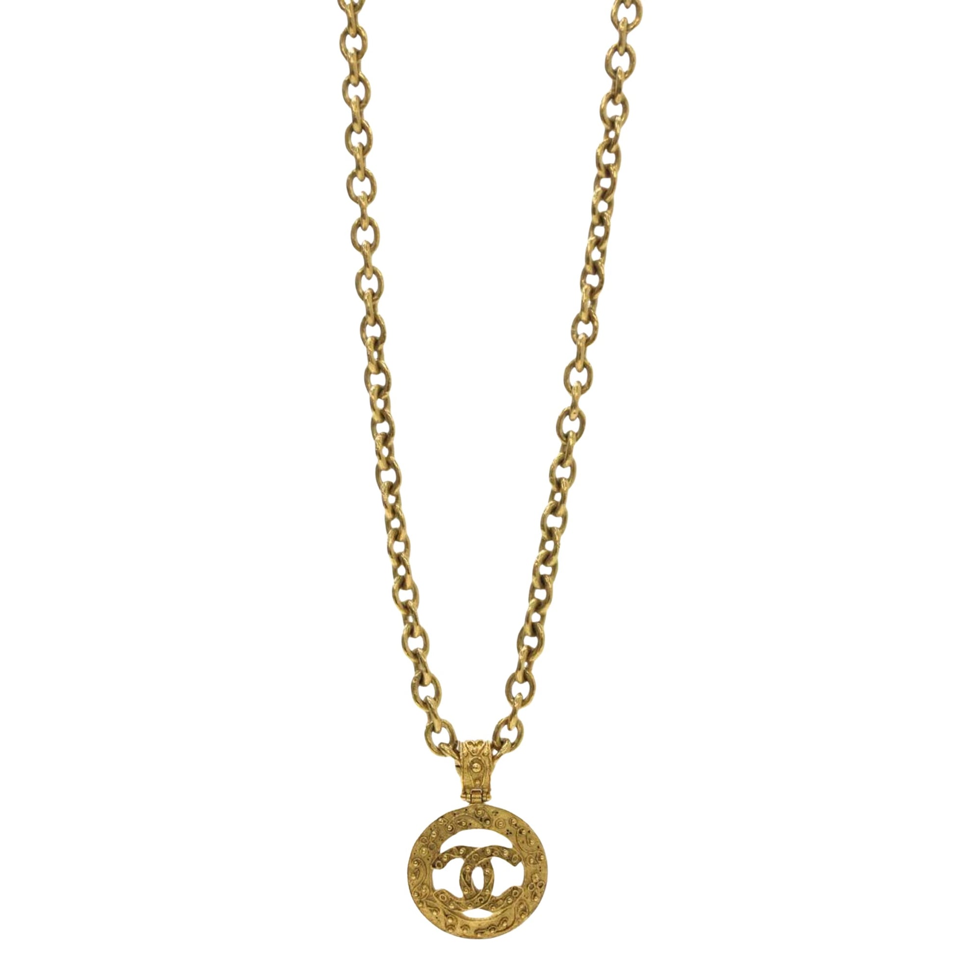 Chanel, Gold, Gold, necklace