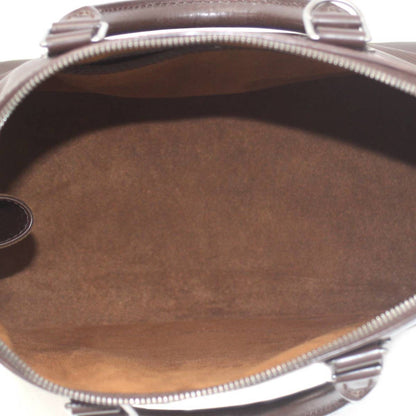 Louis Vuitton Alma, Brown, Leather, handbag