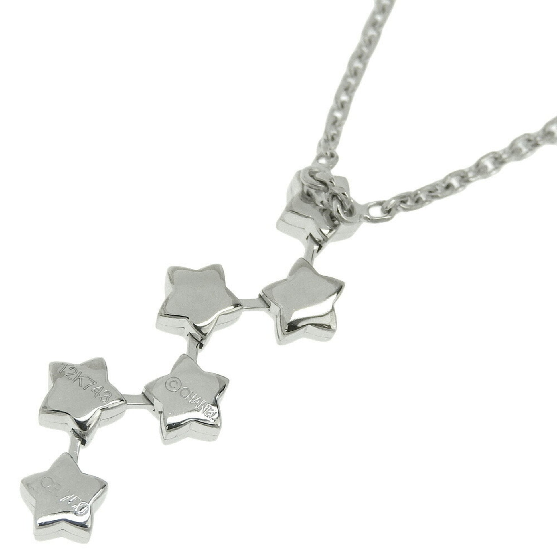 Chanel Comet Star, Silver, White Gold, necklace