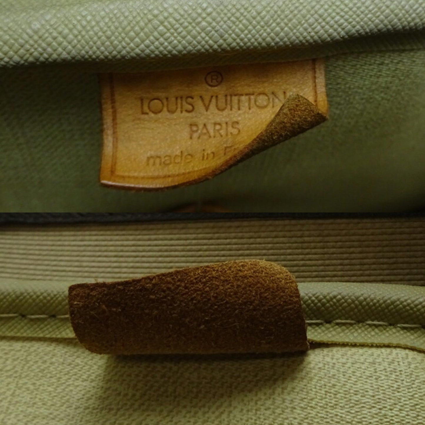 Louis Vuitton Deauville, Brown, Canvas, handbag