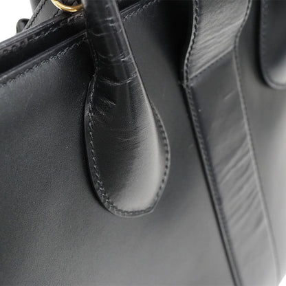 Gucci --, Black, Leather, tote