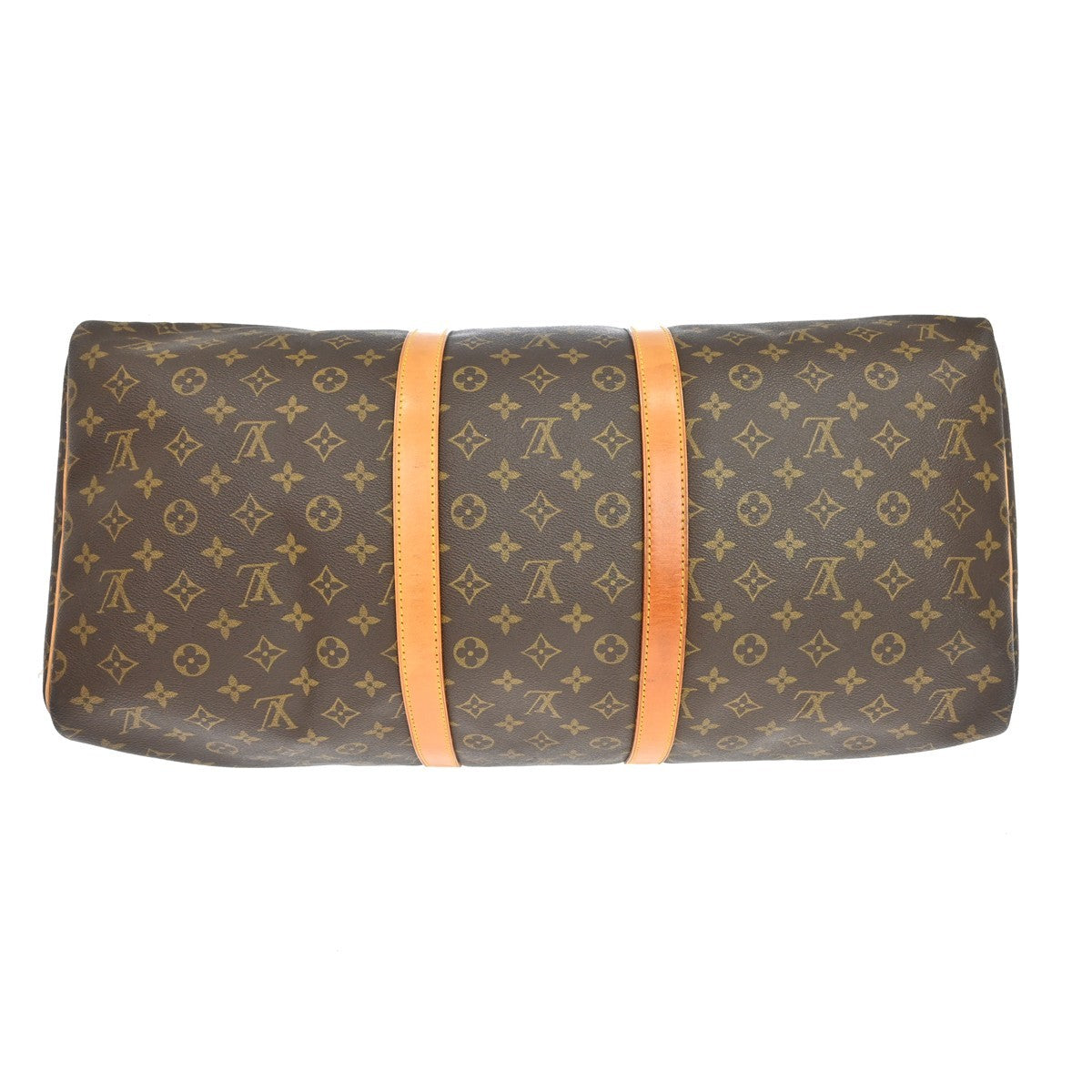 Louis Vuitton Keepall Monogram, Brown, Canvas, Travel Bag