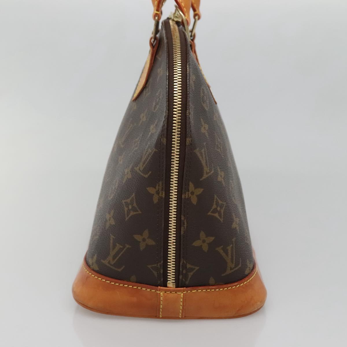 Louis Vuitton Alma, Brown, Canvas, handbag