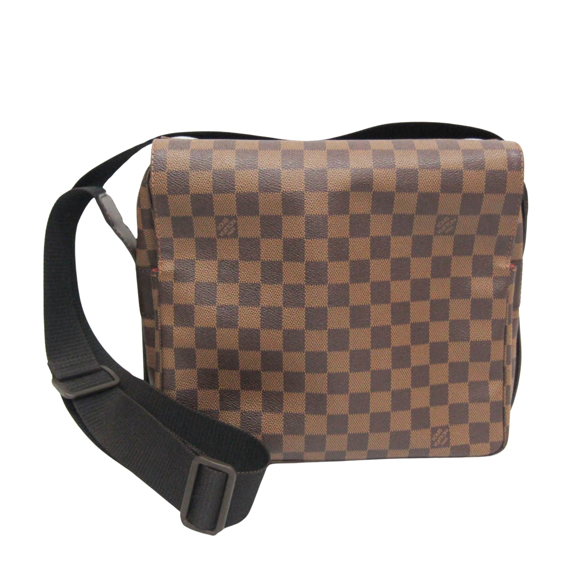 Louis Vuitton Naviglio, Brown, Canvas, shoulder