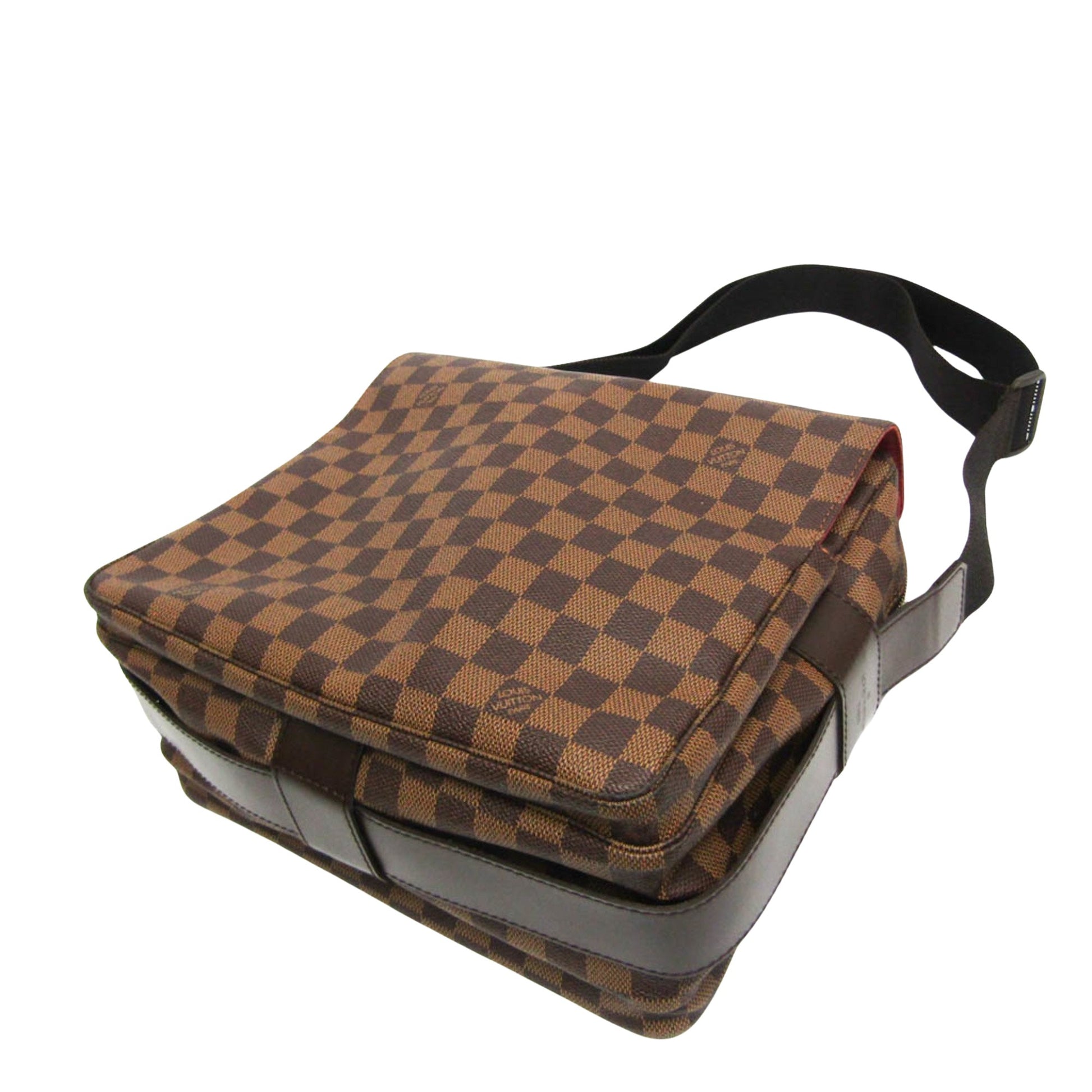 Louis Vuitton Naviglio, Brown, Canvas, shoulder