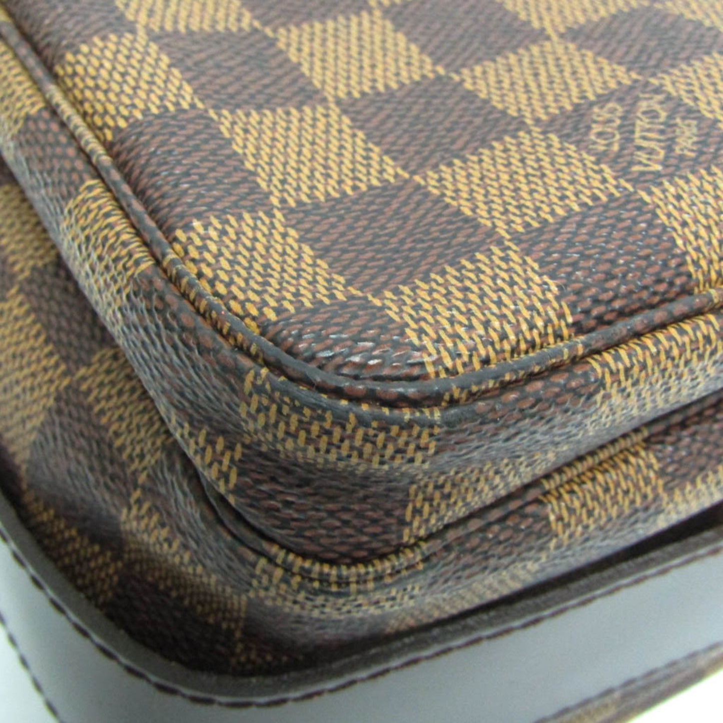 Louis Vuitton Naviglio, Brown, Canvas, shoulder