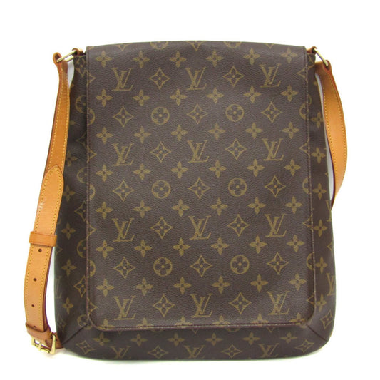 Louis Vuitton Musette, Brown, Canvas, shoulder