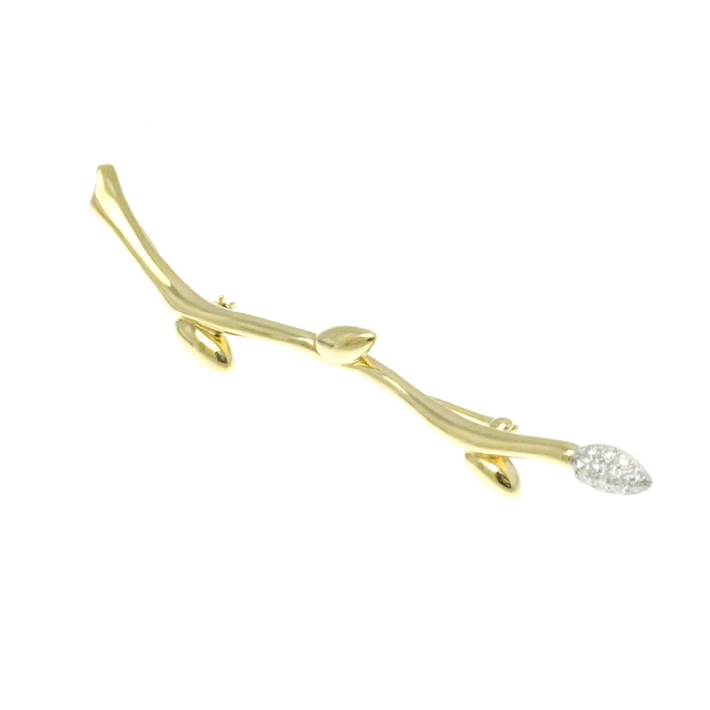 Tiffany & Co Leaf, Gold, Yellow Gold, brooch