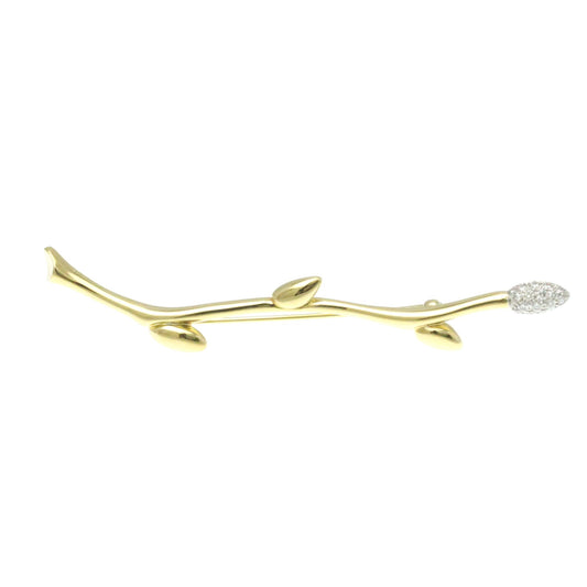 Tiffany & Co Leaf, Gold, Yellow Gold, brooch