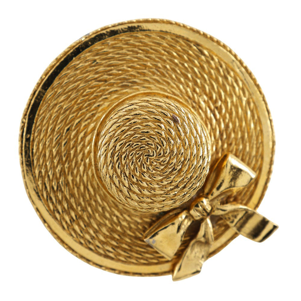 Chanel Broche, Gold, Gold Plated, brooch