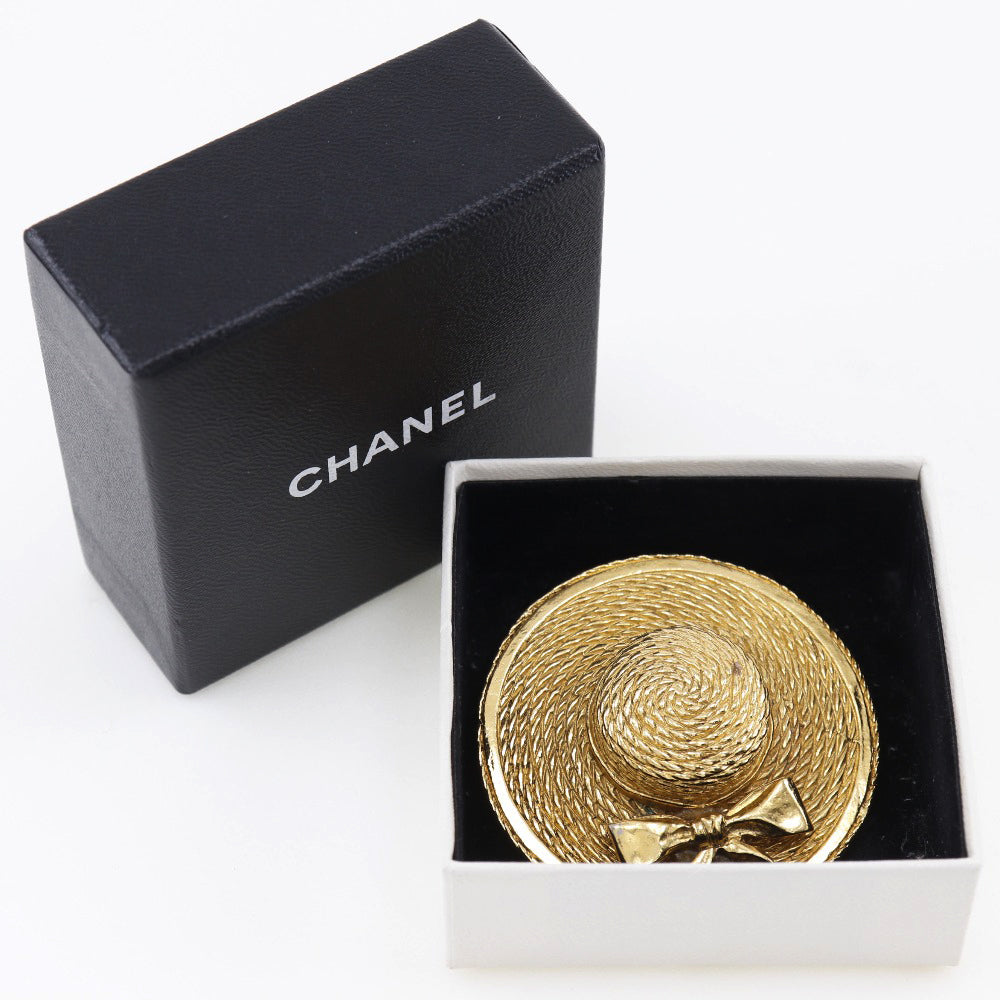 Chanel Broche, Gold, Gold Plated, brooch