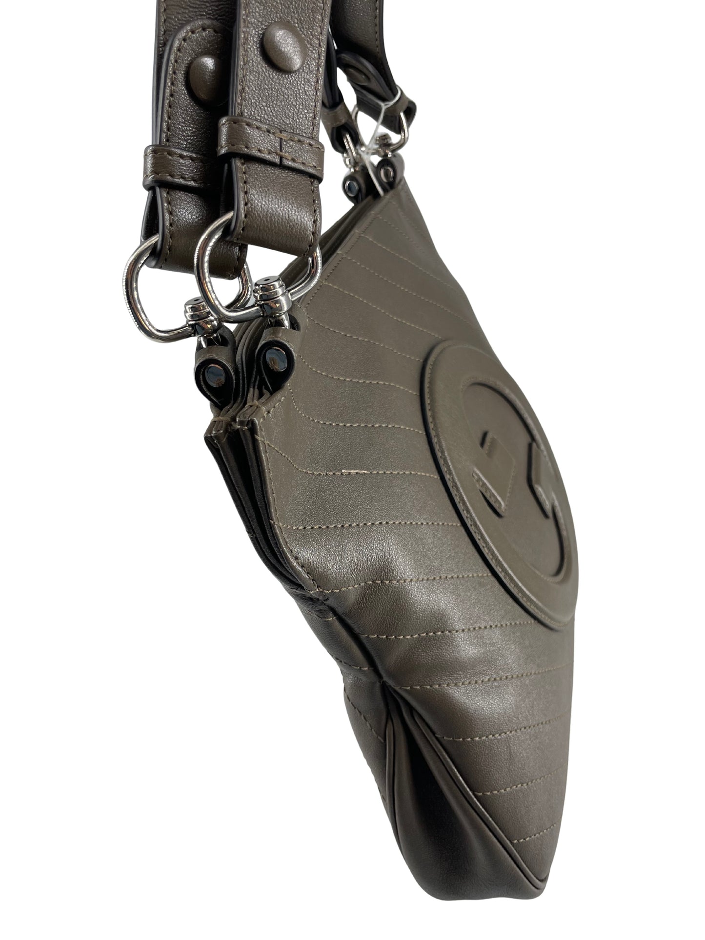 Gucci Blondie NM Tote Diagonal Quilted Leather, BROWN, LEATHER, Tote bag