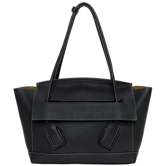 Bottega Veneta Arco, Black, Leather, tote