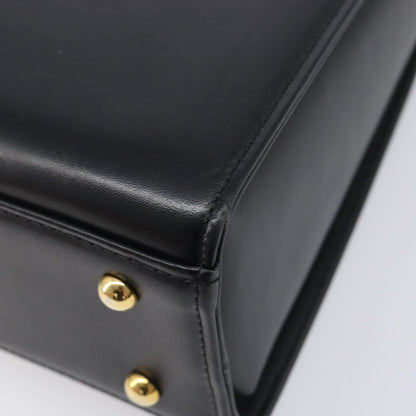 Givenchy Twist lock top handle Leather, Black, Leather, Handbag