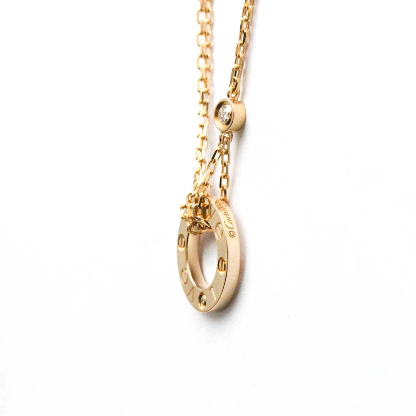 Cartier Love, Pink, Rose Gold, necklace