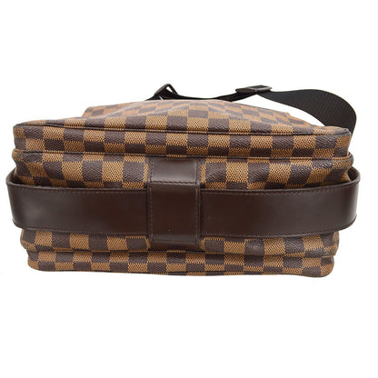 Louis Vuitton Naviglio Damier, Brown, Canvas, Shoulder Bag