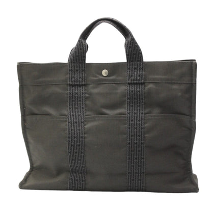 Hermès Herline, Grey, Canvas, tote