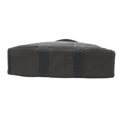 Hermès Herline, Grey, Canvas, tote