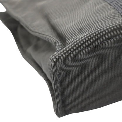 Hermès Herline, Grey, Canvas, tote