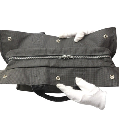 Hermès Herline, Grey, Canvas, tote