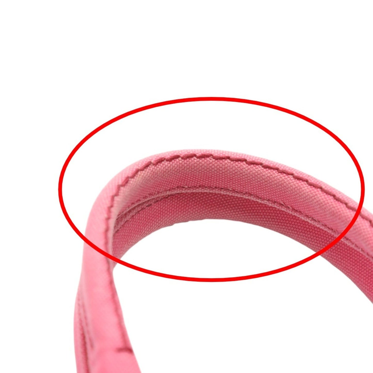 Prada Canapa, Pink, Canvas, tote